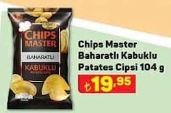 Chips Master Baharatlı Kabuklu Patates Cipsi 104 g image