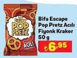 Bifa Escape Pop Pretz Acılı Fiyonk Kraker 50 g image