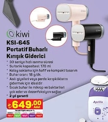 Kiwi KSI 645 Portatif Buharlı Kırışık Giderici  image