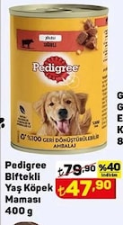 Pedigree Biftekli Yaş Köpek Maması 400 g image