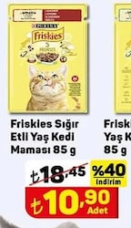 Friskies Sığır Etli Yaş Kedi Maması 85 g image