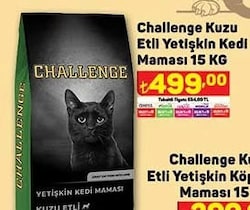 Challenge Kuzu Etli Yetişkin Kedi Maması 15 kg image