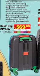 Kabin Boy PP Valiz 57x37x21 cm image