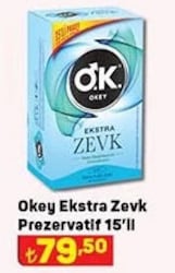 Okey Ekstra Zevk Prezervatif 15'li image