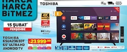 Toshiba 65UA2363DT 65 inç Ultra HD Android TV image
