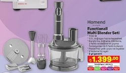 Homend Functionall Multi Blender Seti 1700 W image