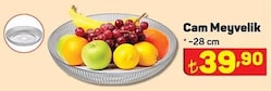 Paşabahçe Cam Meyvelik 28 cm image