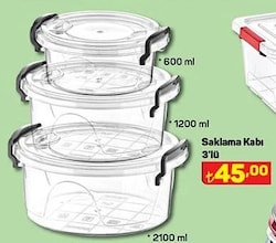 Saklama Kabı 3'lü image