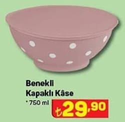 Benekli Kapaklı Kase 750 ml image