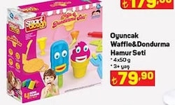 Oyuncak Waffle&Dondurma Hamur Seti 4x50 g image