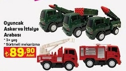 Oyuncak Asker ve İtfaiye Arabası image