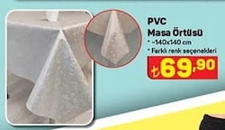 PVC Masa Örtüsü 140x140 cm image