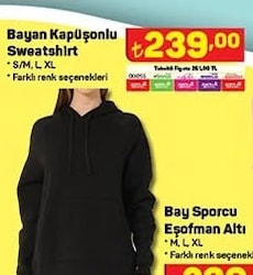Bay Kapüşonlu Sweatshirt image