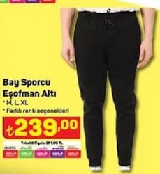 Bay Sporcu Eşofman Altı image