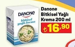 Danone Bitkisel Yağlı Krema 200 ml image