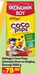 Kellogg's Coco Pops Çikolatalı Mısır ve Buğday Gevreği 1200 g image