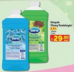 Simpak Yüzey Temizleyici 2,5 L image