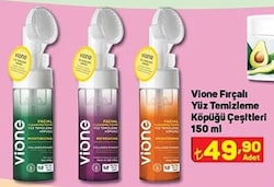 Vione Fırçalı Yüz Temizleme Köpüğü Çeşitleri 150 ml image