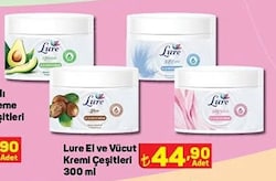Lure El ve Vücut Kremi Çeşitleri 300 ml image
