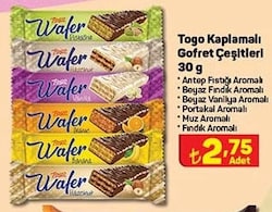 Togo Kaplamalı Gofret Çeşitleri 30 g image