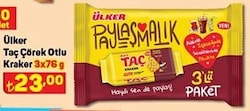 Ülker Taç Çörek Otlu Kraker 3x76 g image