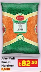 Arbel Yerli Kırmızı Mercimek 2,5 Kg image