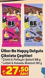 Ülker Be Happy Dolgulu Çikolata Çeşitleri 88 g / 90 g image