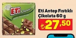 Eti Antep Fıstıklı Çikolata 60 g image