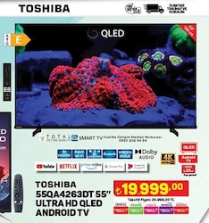 Toshiba 55QA4263DT 55 inç Ultra HD Qled Android Tv image