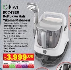 Kiwi KCC4320 Koltuk ve Halı Yıkama Makinesi image