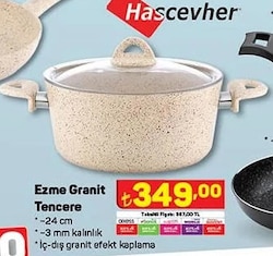 Hascevher Ezme Granit Tencere 24 cm image