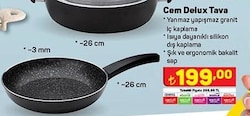 Cem Delux Tava 26 cm image