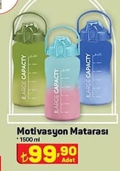 Motivasyon Matarası 1500 ml image