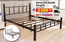 Metal Çift Kişilik Karyola image