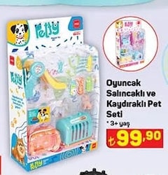 Salıncaklı ve Kaydıraklı Pet Seti Oyuncak image