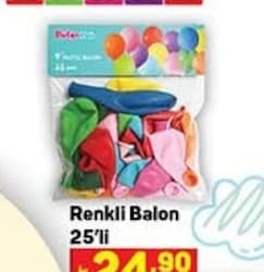 Renkli Balon 25'li image