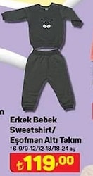 Sweatshirt/Eşofman Altı Takım Erkek Bebek image