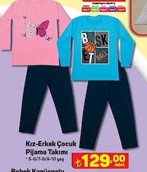 Pijama Takımı Kız/Erkek Çocuk image