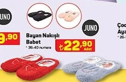 Juno Nakışlı Babet Bayan image