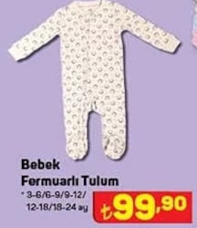 Bebek Fermuarlı Tulum image