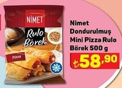 Nimet Dondurulmuş Mini Pizza Rulo Börek 500 g image