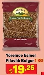 Yöremce Esmer Pilavlık Bulgur 1 kg image