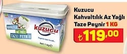 Kuzucu Az Yağlı Taze Peynir 1 kg image