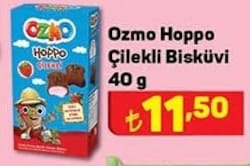 Ozmo Hoppo Çilekli Bisküvi 40 g image