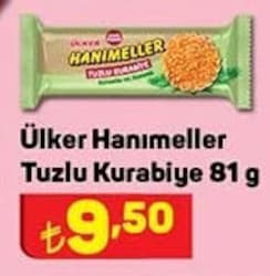 Ülker Hanımeller Tuzlu Kurabiye 81 g image