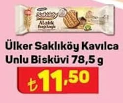 Ülker Saklıköy Kavılca Unlu Bisküvi 78,5 g image