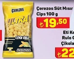 Çerezos Süt Mısır Cips 100 g image