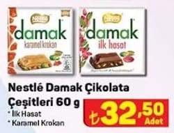 Nestle Damak Çikolata Çeşitleri 60 g image