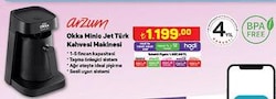 Arzum Okka Minio Jet Türk Kahvesi Makinesi image