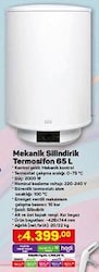 SEG Mekanik Silindirik Termosifon 65 l image